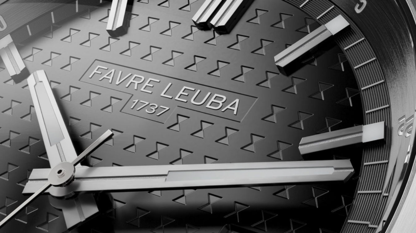Favre Leuba 00.20102.102.01.200 Chief Date Black Dial on Bracelet