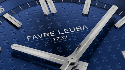 Favre Leuba 00.20102.102.02.302 Chief Date Blue Dial on Strap