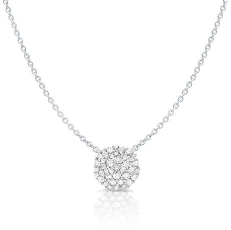 Crislu | Round Glisten Necklace 9011558n16cz