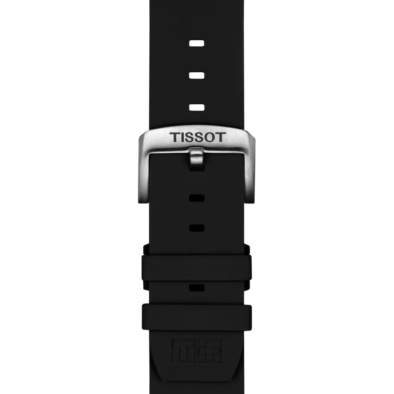 Tissot Official Black Silicone Strap Lugs 22 mm T852.047.179