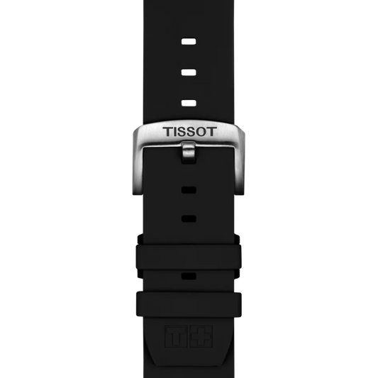 Tissot Official Black Silicone Strap Lugs 22 mm T852.047.179