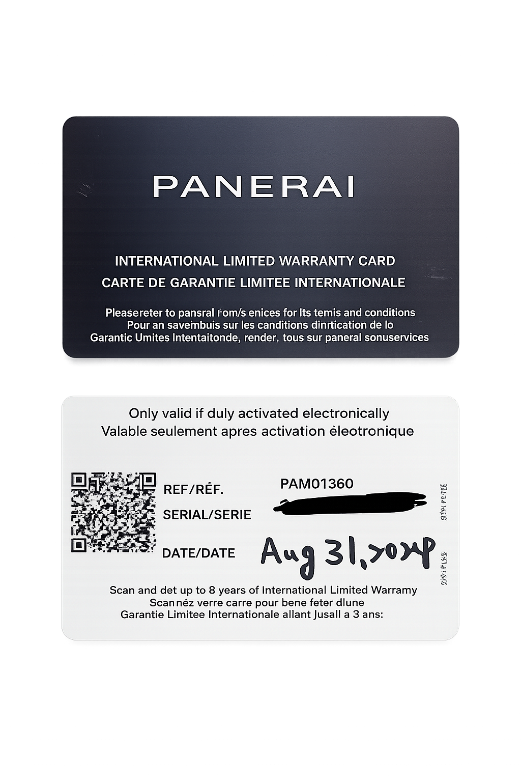 Panerai Luminor BiTempo - 44mm Brushed Steel Case - Black Dial