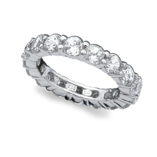 3.70cttw Brilliant Round Cut Eternity Band in Platinum 906571R70CZ