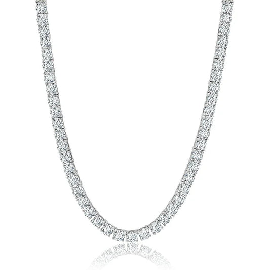 23.35cttw Classic 18" Tennis Necklace in Platinum  902679N18CZ