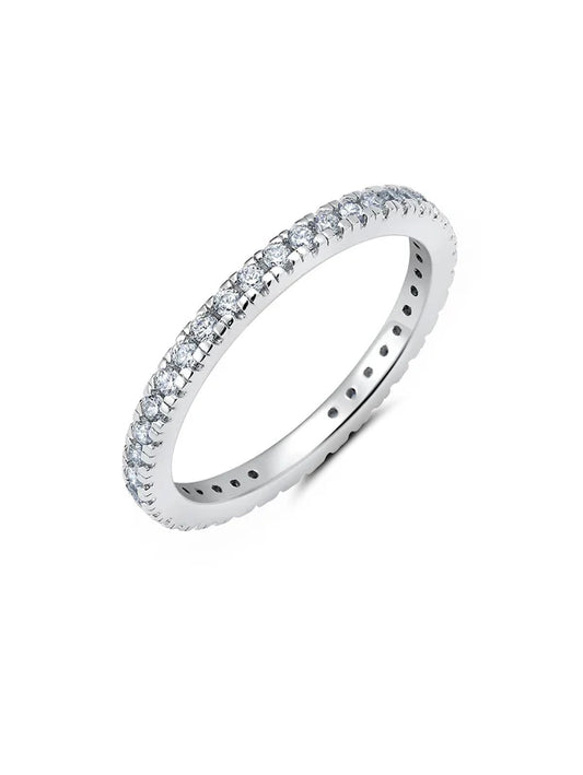 0.58cttw Step Cut Eternity Band in Platinum  9012277R70CZ