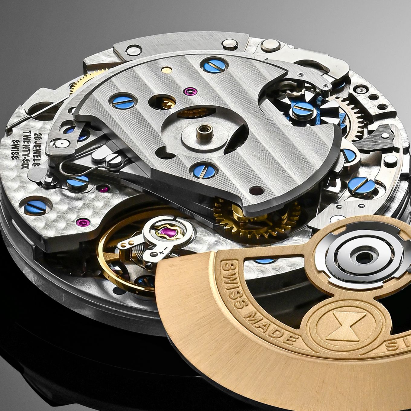Favre Leuba 00.20102.102.01.200 Chief Date Black Dial on Bracelet