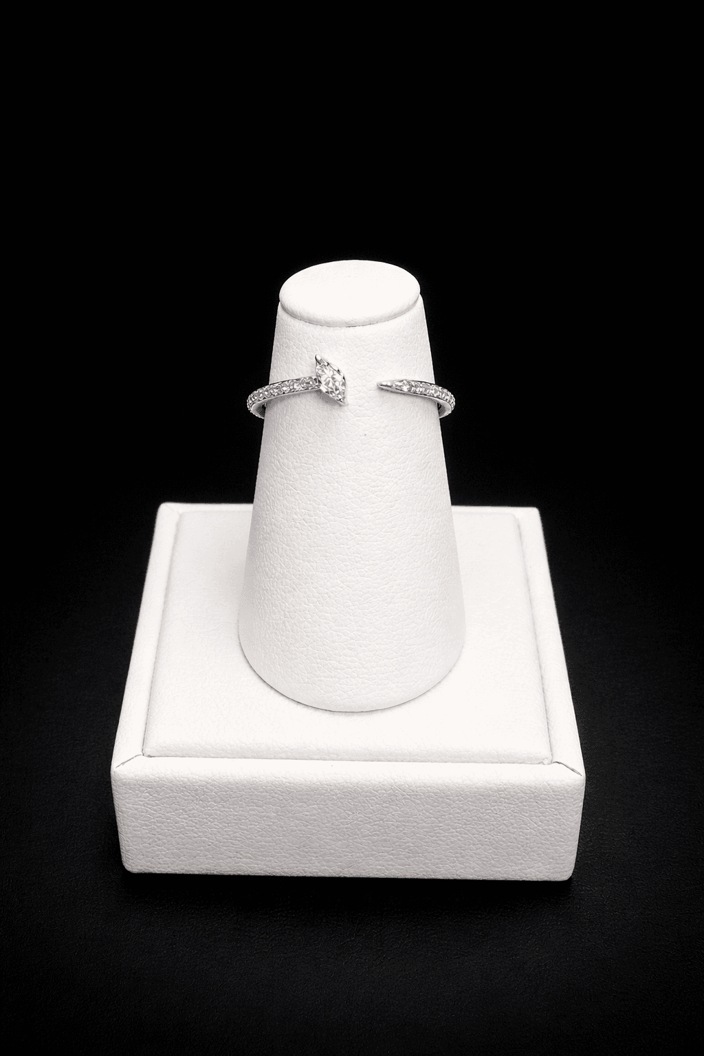 New Arrival! 14K Gold Diamond Open ring | FRG003849AWD