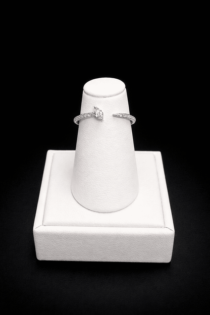 New Arrival! 14K Gold Diamond Open ring | FRG003849AWD