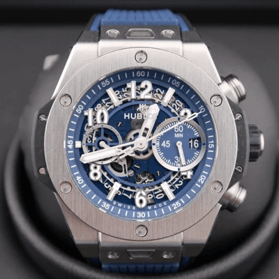 Pre Owned | Hublot Big Bang Unico Titanium Blue
