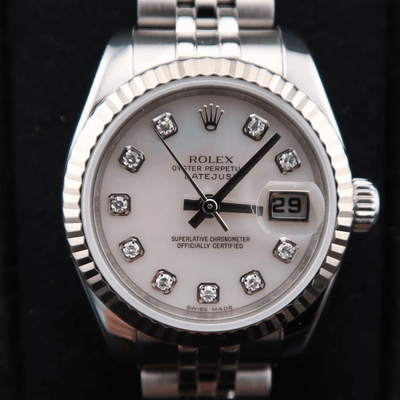 Pre Owned | Rolex Datejust Factory Diamond Dial 179174 26mm