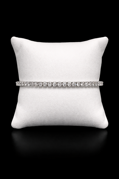 14K White Gold Diamond Tennis Bracelet | FBR2269AWD