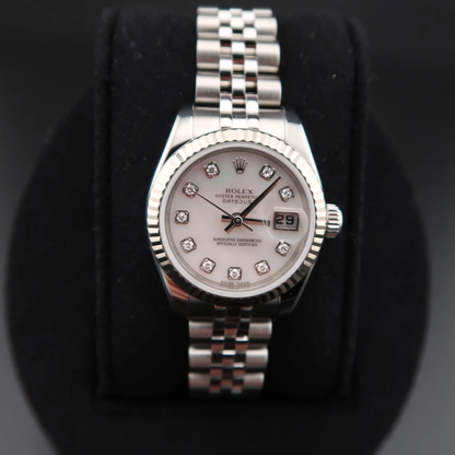 Pre Owned | Rolex Datejust Diamond Dial 179174 26mm