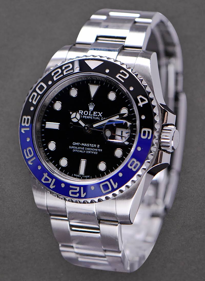 Pre Owned | Rolex GMT-Master II 'Batman' 116710BLNR 2015