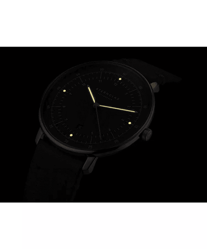 Sternglas | S01-HH39-BR02 Sternglas Hamburg Neugraphite watch