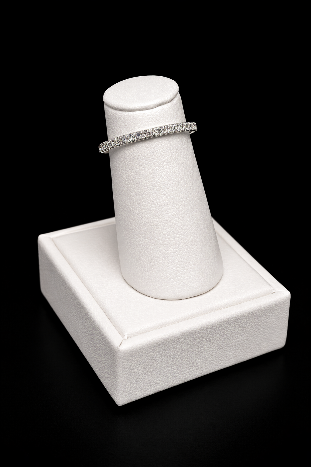 14K White Gold Diamond Wedding Band. FRG001027AWD
