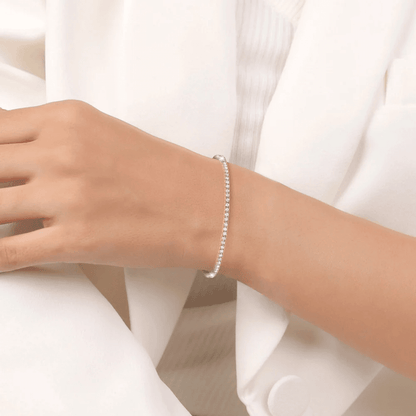 Crislu | 2mm Brilliant Tennis Bracelet 305351B65CZ