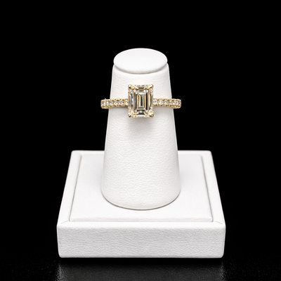 18k Yellow Gold Diamond Engagement Ring | FRG001438BYD