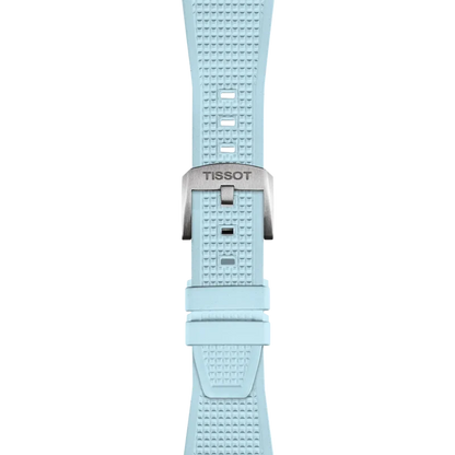Tissot Official PRX Light Blue Rubber Strap |T852.050.985