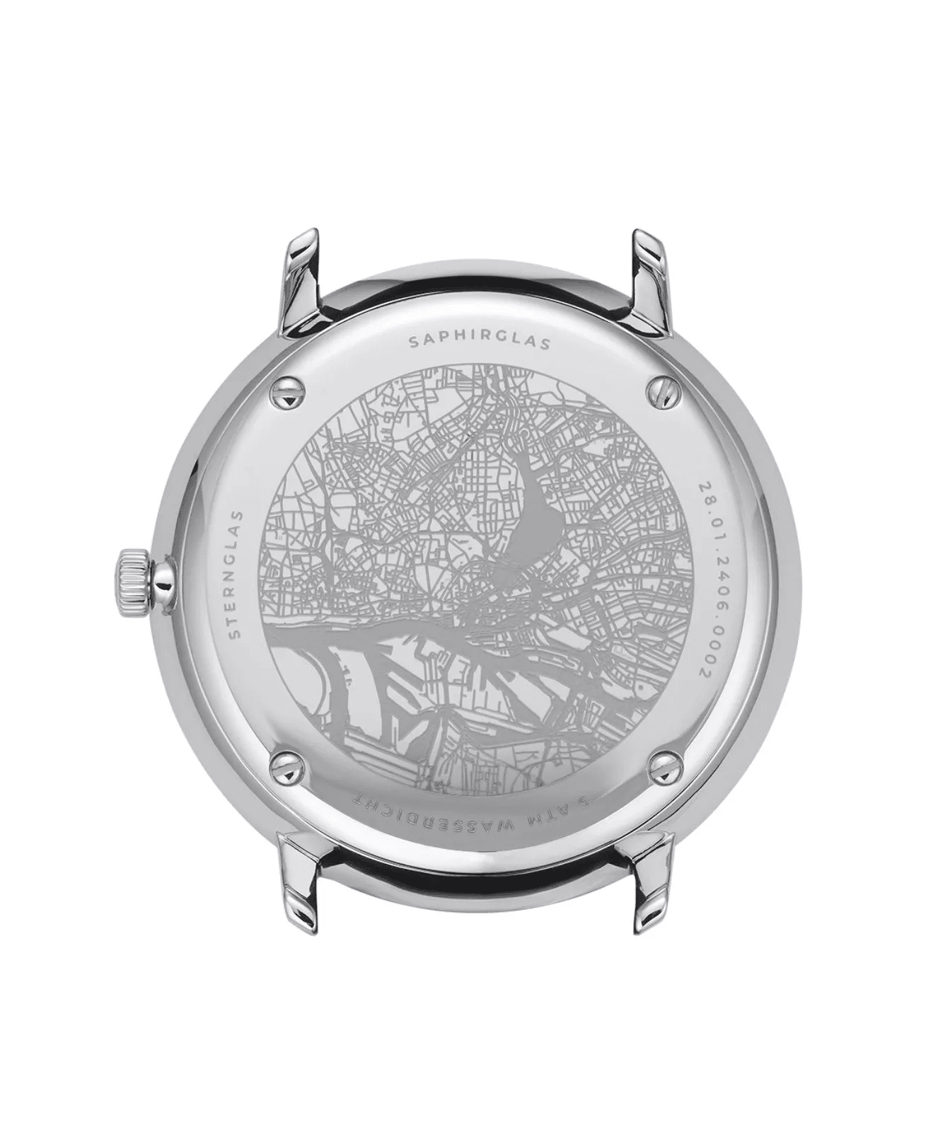 Sternglas | S01-HH39-BR02 Sternglas Hamburg Neugraphite watch