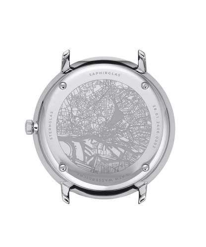 Sternglas | S01-HH39-BR02 Sternglas Hamburg Neugraphite watch