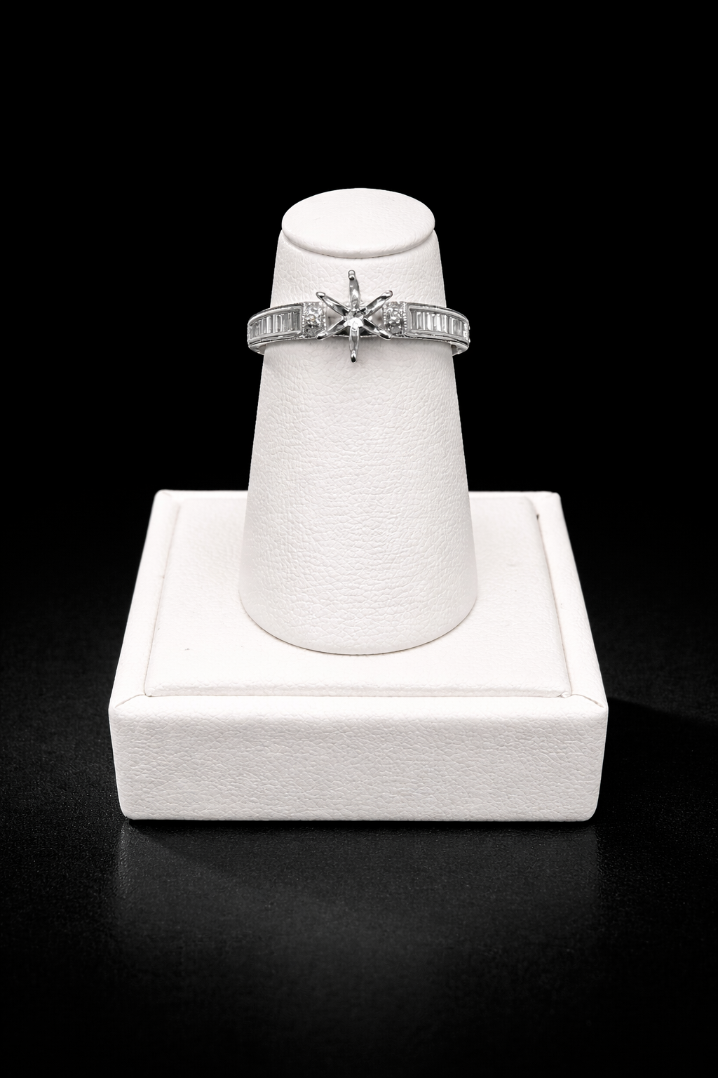 14K White Gold Diamond Semi Mounting | 084541