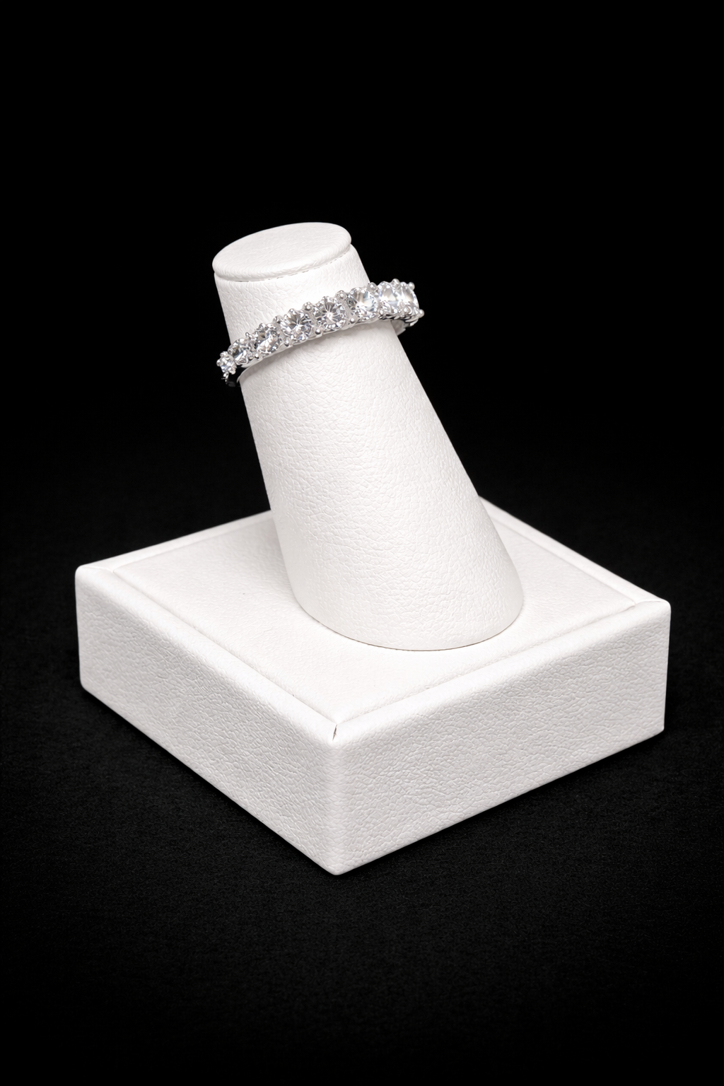 14K White Gold Diamond Wedding Band FRGUS07100AWD