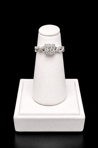 14K White Gold Diamond Ring | 05112021-3