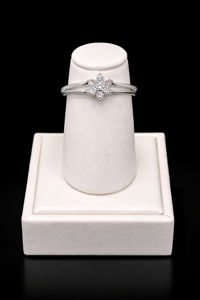 14K White Gold Diamond Ring | FRG002704AWD