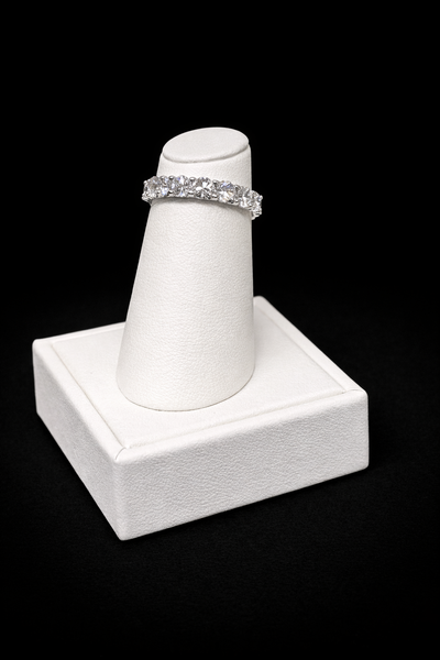 14K White Gold Diamond Wedding Band FRGUS07100AWD