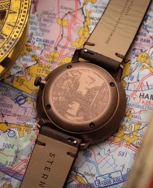 Sternglas | S02-HH46-VI17 Automatik Darkblue bronze