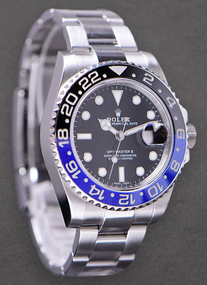 Pre Owned | Rolex GMT-Master II 'Batman' 116710BLNR 2015