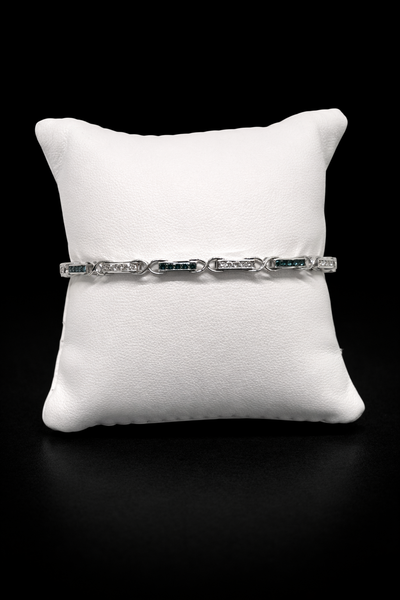14K White Gold Diamond Bracelet | 04232021-7