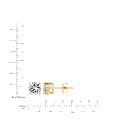 Crislu | 2ct Brilliant Stud Earrings 300168E00CZ