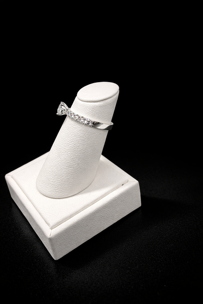14K White Gold Diamond Ring |FRGB1006AWD