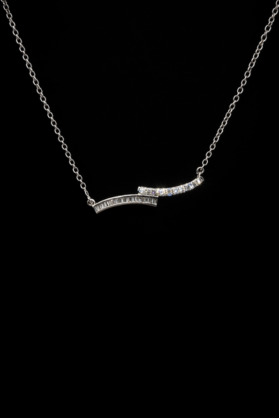14K White Gold Diamond Pendant | N0013W