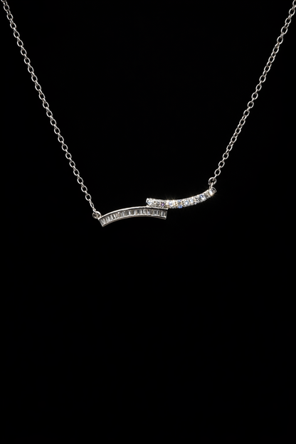 14K White Gold Diamond Pendant | N0013W