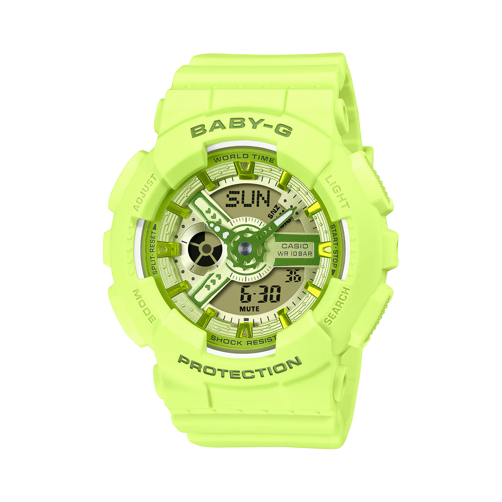 G-SHOCK x The Mandalorian themed watch celebrating the bond between The Mandalorian and Grogu with rugged durability and fan collectible stand