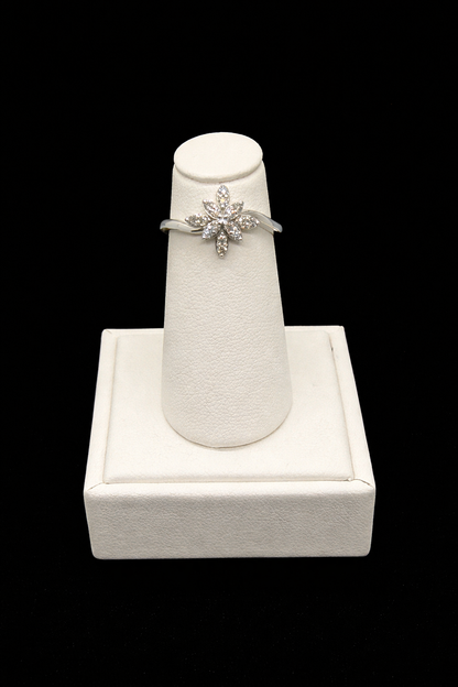 14K White Gold Diamond Ring | FRG002706AWD