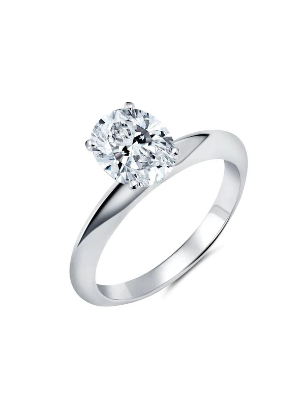 2.00cttw Tiffany Oval Cut Ring Finished In Pure Platinum 9012280R80CZ