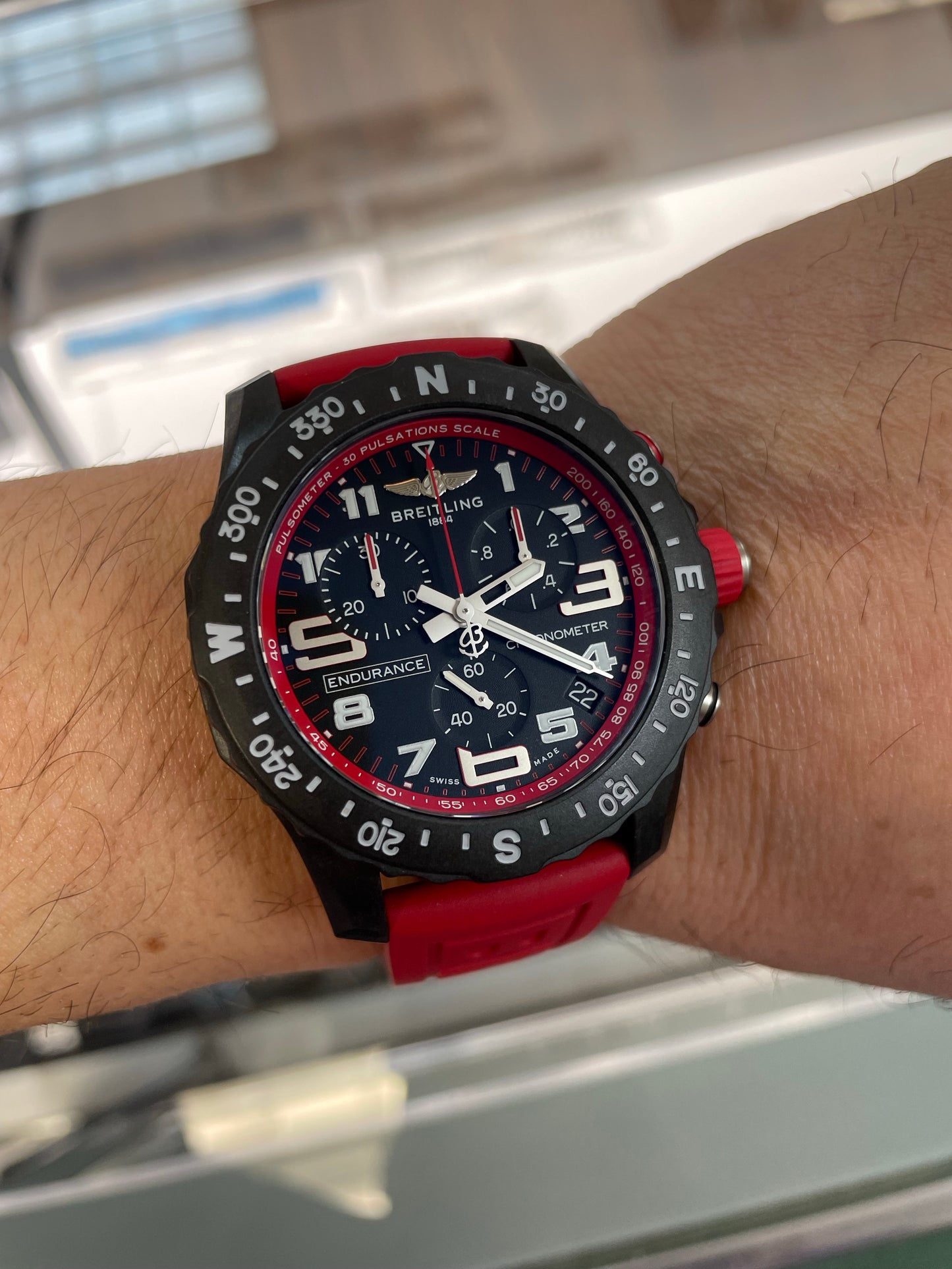 Pre-Owned Breitling Endurance Pro Red